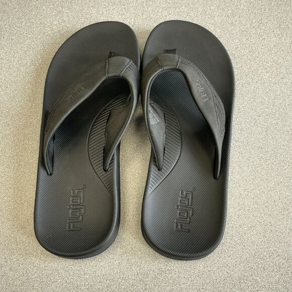 Flojos Other - Flojos Men's Size 9M Black Flip Flops Thong Sandals